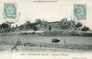L'Auvergne pittoresque, le Château de Mauzun vers 1900